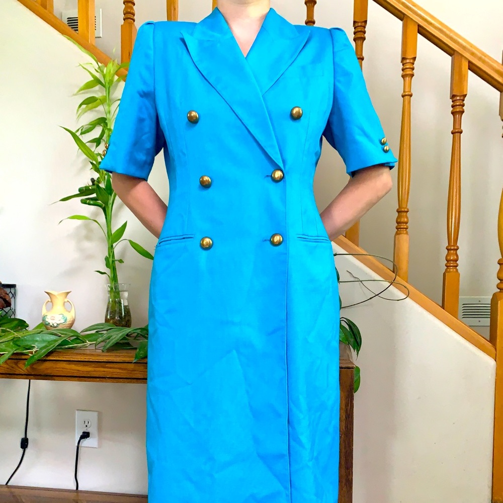 Vintage Dividends Dress 1980s